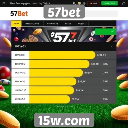 Avaliação da usabilidade do site de jogos 57bet